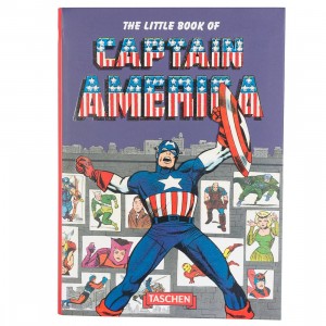 The Little Book Of Captain America  Book (blue / hardcover)
