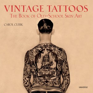 Vintage Tattoos The Book of Old School Skin art Paperback Book (yellow / tan)