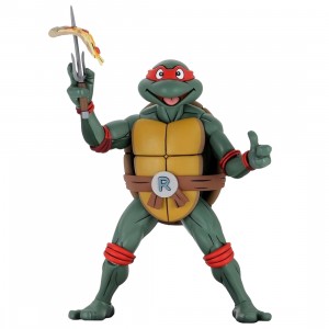 NECA TMNT Teenage Mutant Ninja Turtles Cartoon Giant Size Raphael 1/4 Scale Action Figure (green)