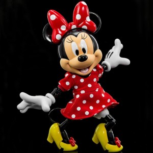 Herocross Hybrid Metal Figuration #027 Diseny Minnie Mouse in Red Dress Diecast Figure (red)