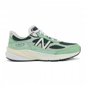 New Balance Unisex 990v6 U990AB6 - Made In USA (green / avocado / natural mint)