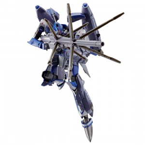 Bandai Spirits DX Chogokin Macross Frontier VF-25G Super Messiah Valkyrie Michael Blanc Use Revival Figure (gray)