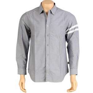 Undefeated Oxford Long Sleeve Shirt (grey)