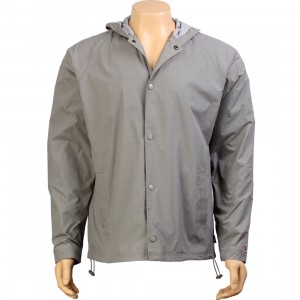 Undefeated Hooded Coaches Jacket (grey)