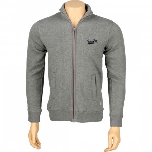 Undefeated Fleece Zip Jacket (grey heather)