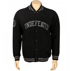 Undefeated Double Cross Varsity Jacket (black)