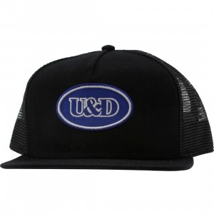 Undefeated U And D Patch Trucker Snapback Cap (black)