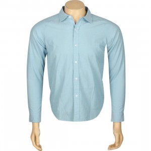 Undefeated Vintage Chambray Long Sleeve Shirt (blue / light blue)