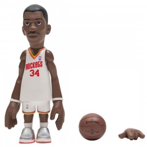 MINDstyle x Coolrain NBA Legends Houston Rockets Hakeem Olajuwon Figure (white)