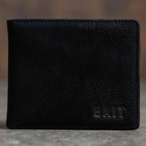 BAIT Nubuck Leather Wallet (black)