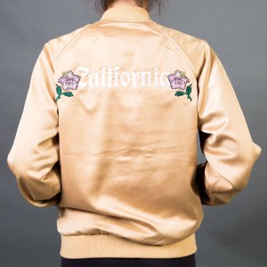 Stussy Women California Satin Jacket (gold)