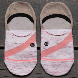 Stance Women Pink Stripe Socks (pink)