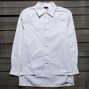 CLOT Men Chinese Button Up Shirt (white)