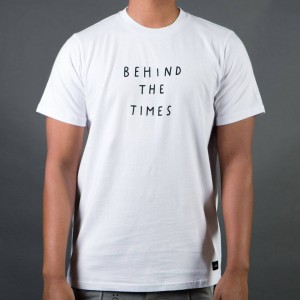 Lazy Oaf Men Behind The Times Tee (white)