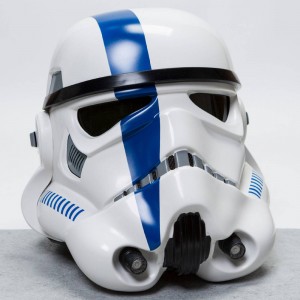 ANOVOS Star Wars EP IV A New Hope Imperial Stormtrooper TK Commander Helmet (blue)