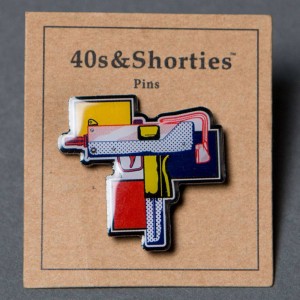 40s and Shorties Gun Pop Pin (multi)