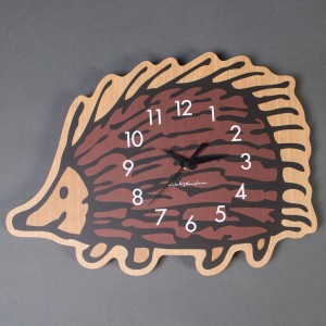Medicom x Karimoku x SYNC x Lisa Larson Hedgehog Wall Clock (brown)