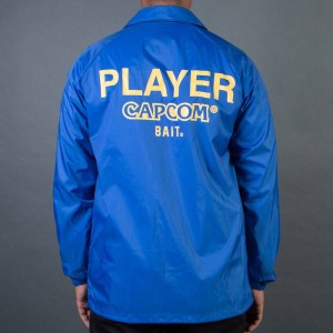 BAIT x Street Fighter Men Capcom Player Jacket (blue / royal)