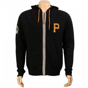 Wright And Ditson Pittsburgh Pirates Zip Up Hoody (black)